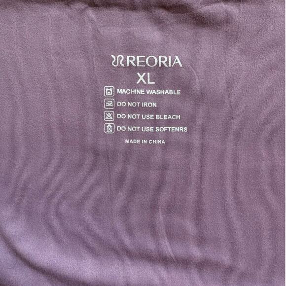 New Reoria Purple Square Neck Double Lined Top XL - Picture 7 of 7